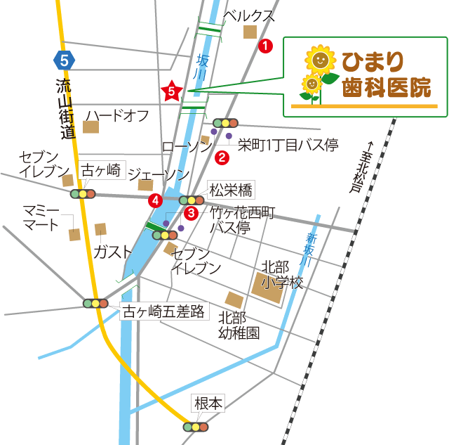 お車でお越しの方用の地図